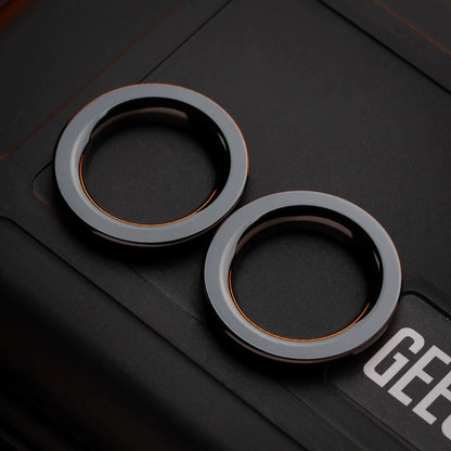 GoBiggeR metal fidget toy with roller and ring controls in hand