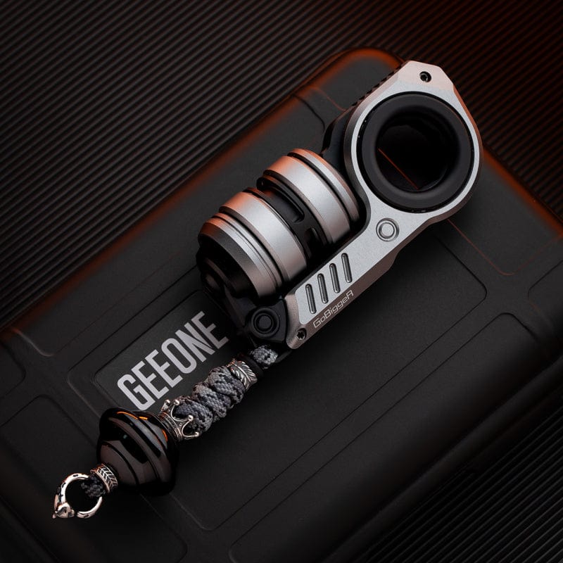 Fidget Slider EDC – GoBiggeR Sinian Lite | Aluminum Titanium Zirconium Mokuti Push Slider