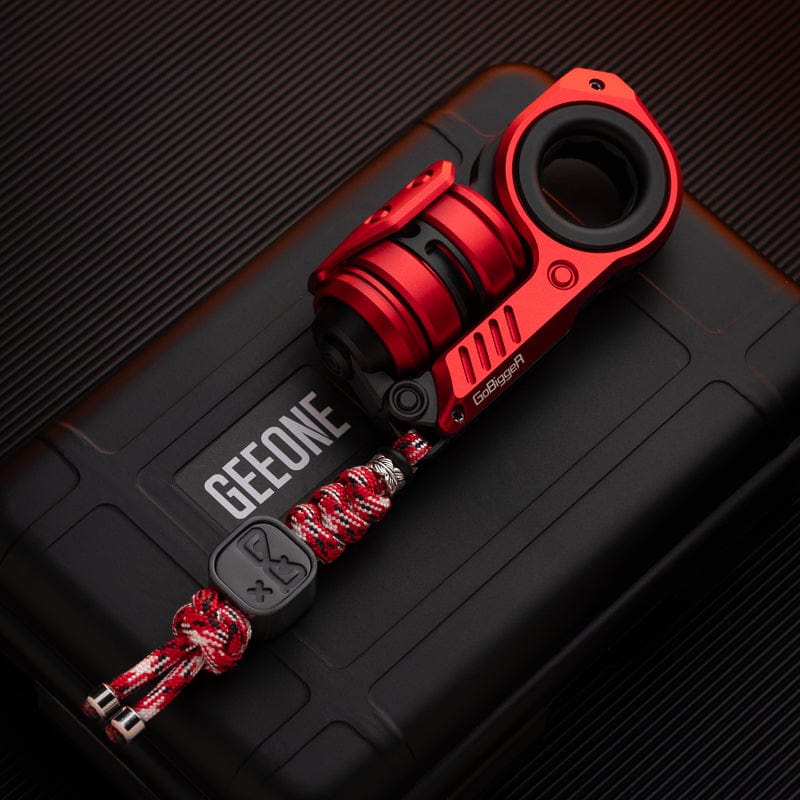 Fidget Slider EDC – GoBiggeR Sinian Lite | Aluminum Titanium Zirconium Mokuti Push Slider