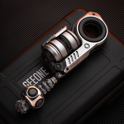 Fidget Slider EDC – GoBiggeR Sinian Lite | Aluminum Titanium Zirconium Mokuti Push Slider
