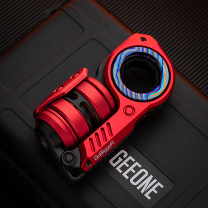Fidget Slider EDC – GoBiggeR Sinian Lite | Aluminum Titanium Zirconium Mokuti Push Slider