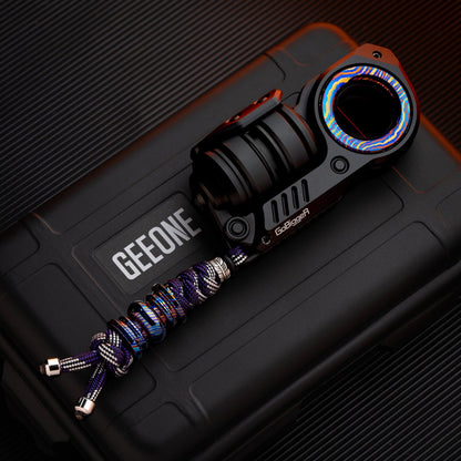 Fidget Slider EDC – GoBiggeR Sinian Lite | Aluminum Titanium Zirconium Mokuti Push Slider