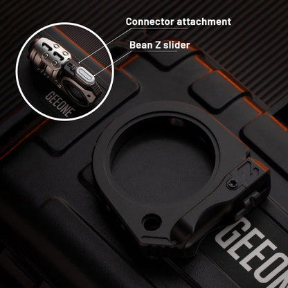 Fidget Slider EDC – GoBiggeR Sinian Lite | Aluminum Titanium Zirconium Mokuti Push Slider