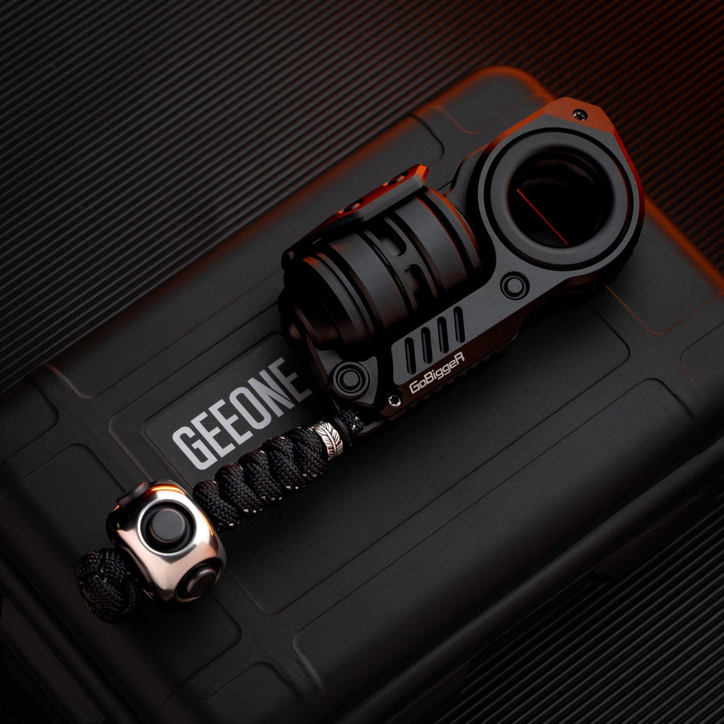 Fidget Slider EDC – GoBiggeR Sinian Lite | Aluminum Titanium Zirconium Mokuti Push Slider