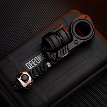 Fidget Slider EDC – GoBiggeR Sinian Lite | Aluminum Titanium Zirconium Mokuti Push Slider