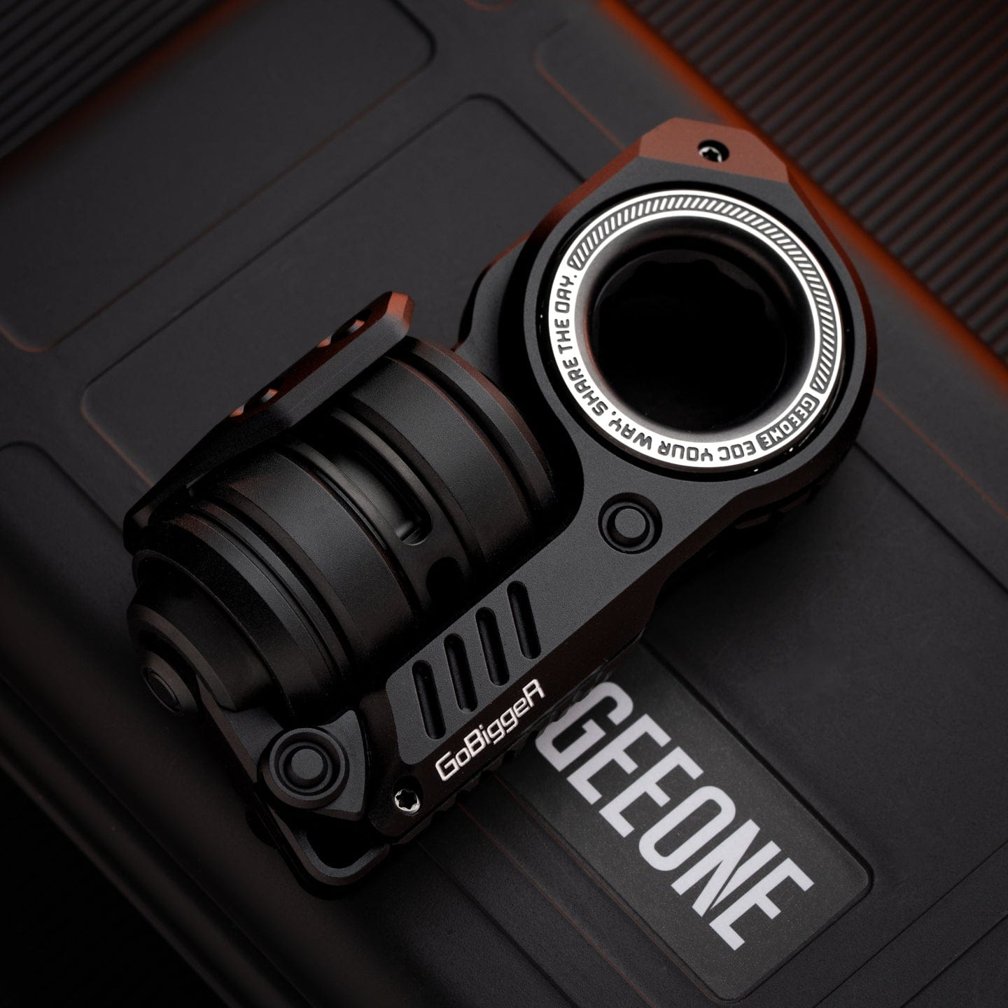 Fidget Slider EDC – GoBiggeR Sinian Lite | Aluminum Titanium Zirconium Mokuti Push Slider