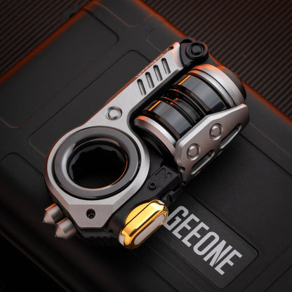 Fidget Slider EDC – GoBiggeR Sinian Lite | Aluminum Titanium Zirconium Mokuti Push Slider