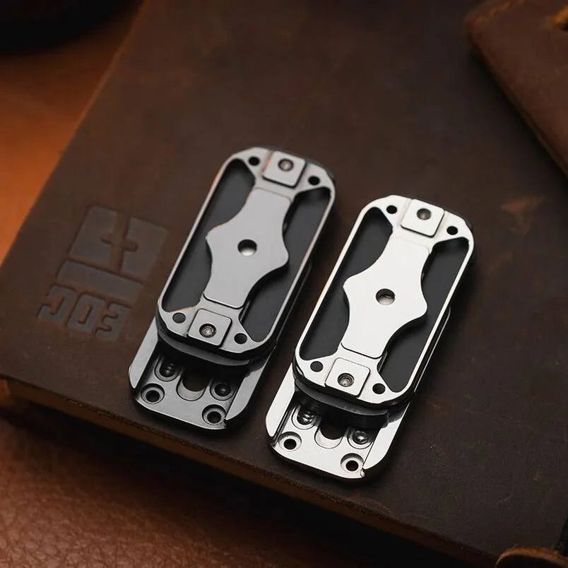 Stainless-steel and zirconium-alloy Ejection 2.0 slider cores side by side