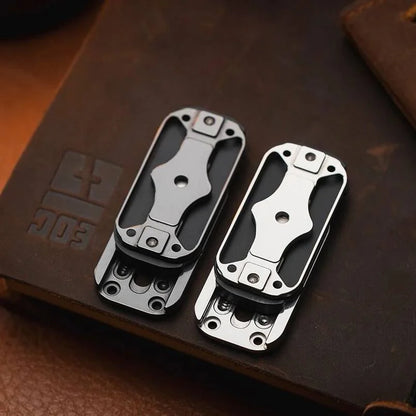 Stainless-steel and zirconium-alloy Ejection 2.0 slider cores side by side