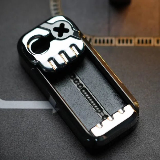Skull fidget slider - Zirconium Alloy + Steel