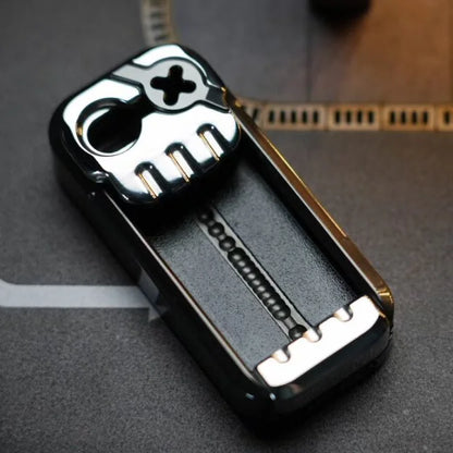 Skull fidget slider - Zirconium Alloy + Steel
