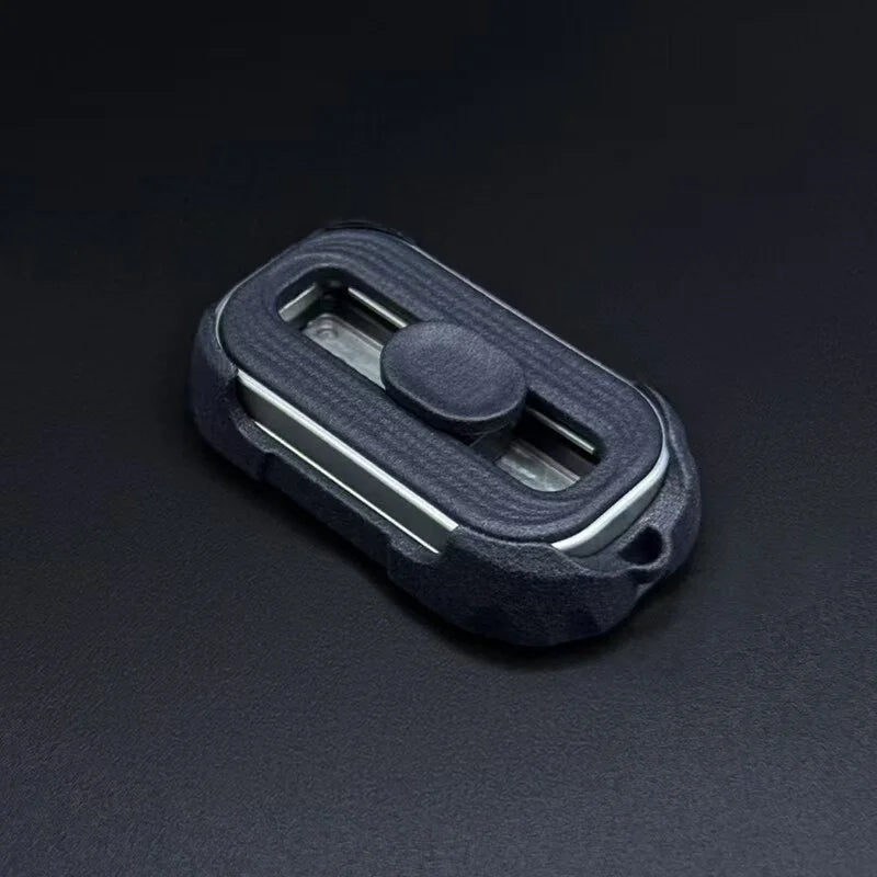 Black nylon Flipoo armor shown installed on a toy