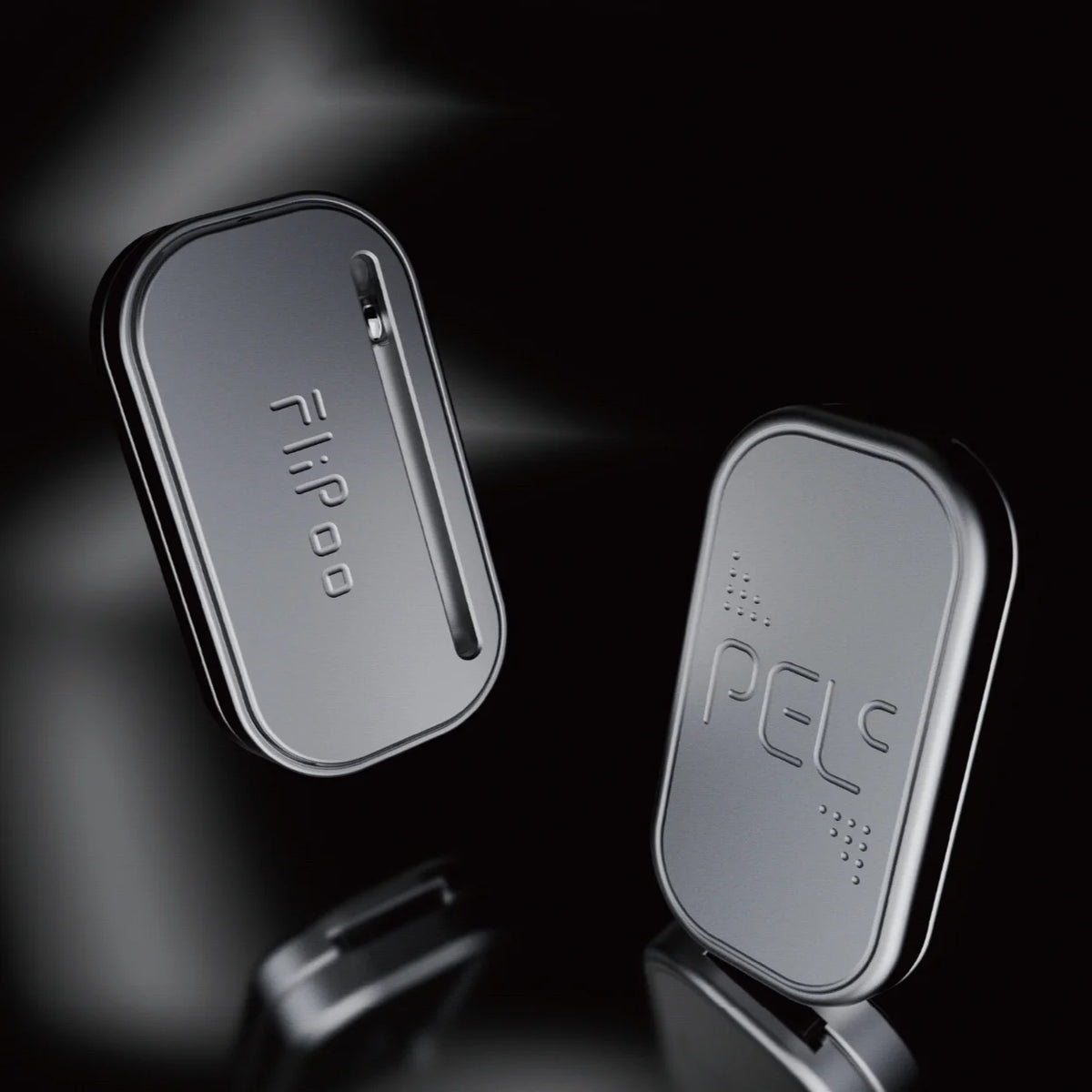 Stainless-steel Flipoo front and reverse designs