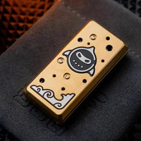 Shark - Brass + Titanium Center Plate
