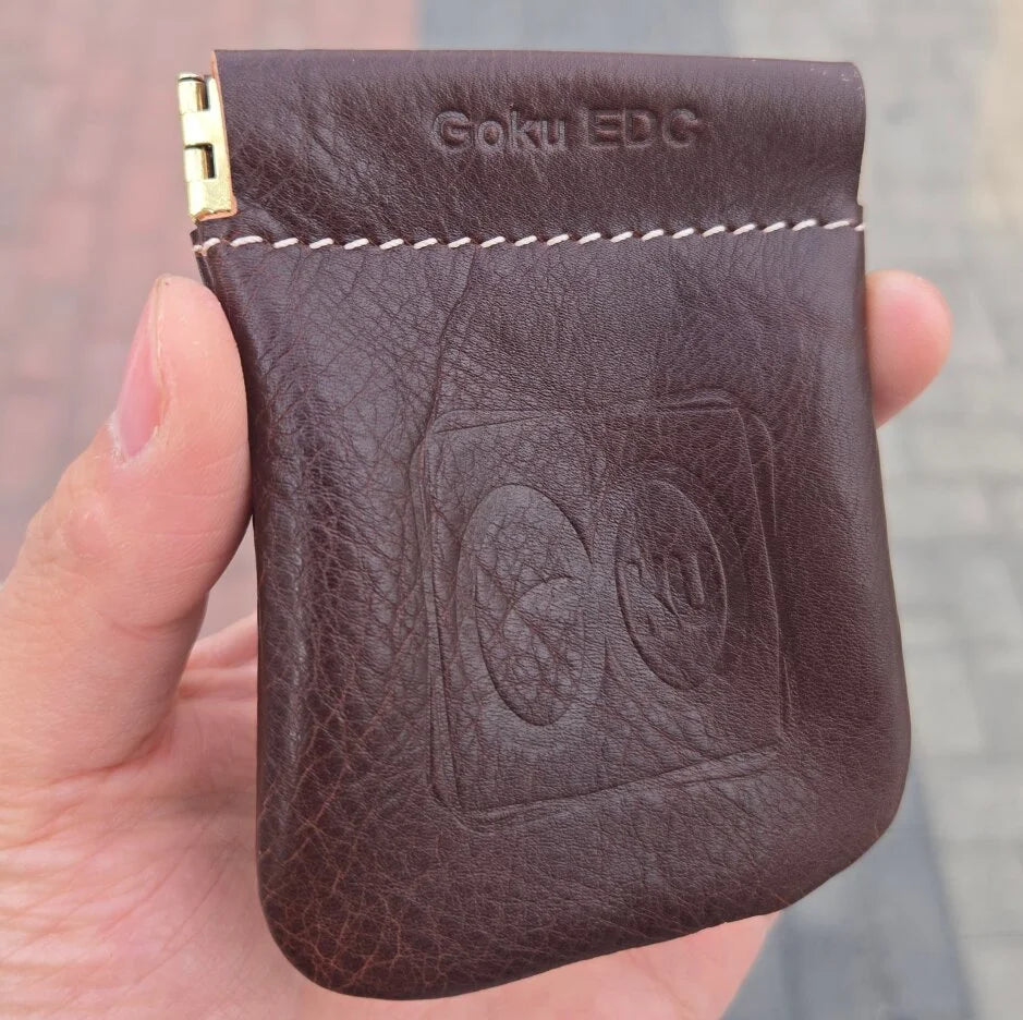 Leather Pouch — Small / Dark Brown
