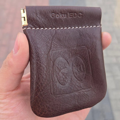 Leather Pouch — Small / Dark Brown