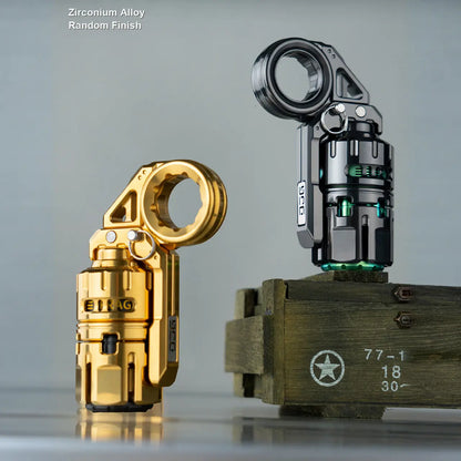 Two zirconium Destroyer finish examples shown together