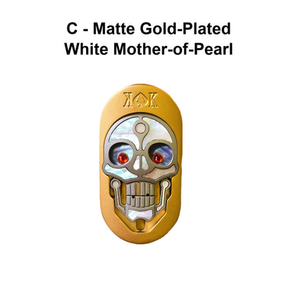 Charles / David 2.0 — C Upgraded - Matte Gold-Plated / White Mother-of-Pearl