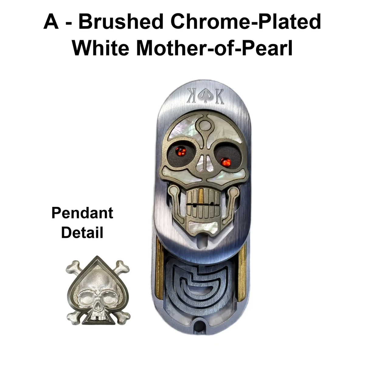 Charles / David 2.0 — A + Silver King-of-Spades Pendant