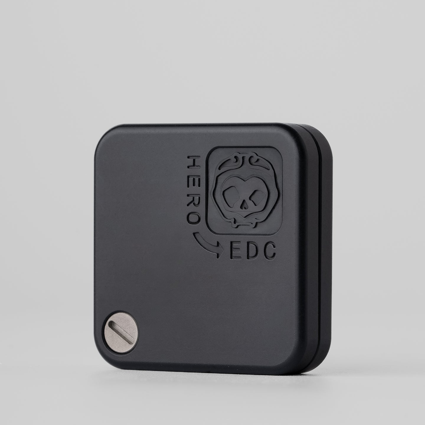 Fidget Slider EDC – LAUTIE Square Slider | Zirconium Titanium PEEK Mother of Pearl Push Slider