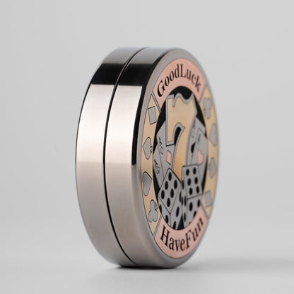 Tactile Coin – HF EDC Ding Ding Coin | Stainless Steel Zirconium Copper Haptic Fidget