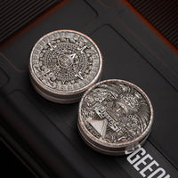 Engraved 316L Stainless Steel-Maya Relic