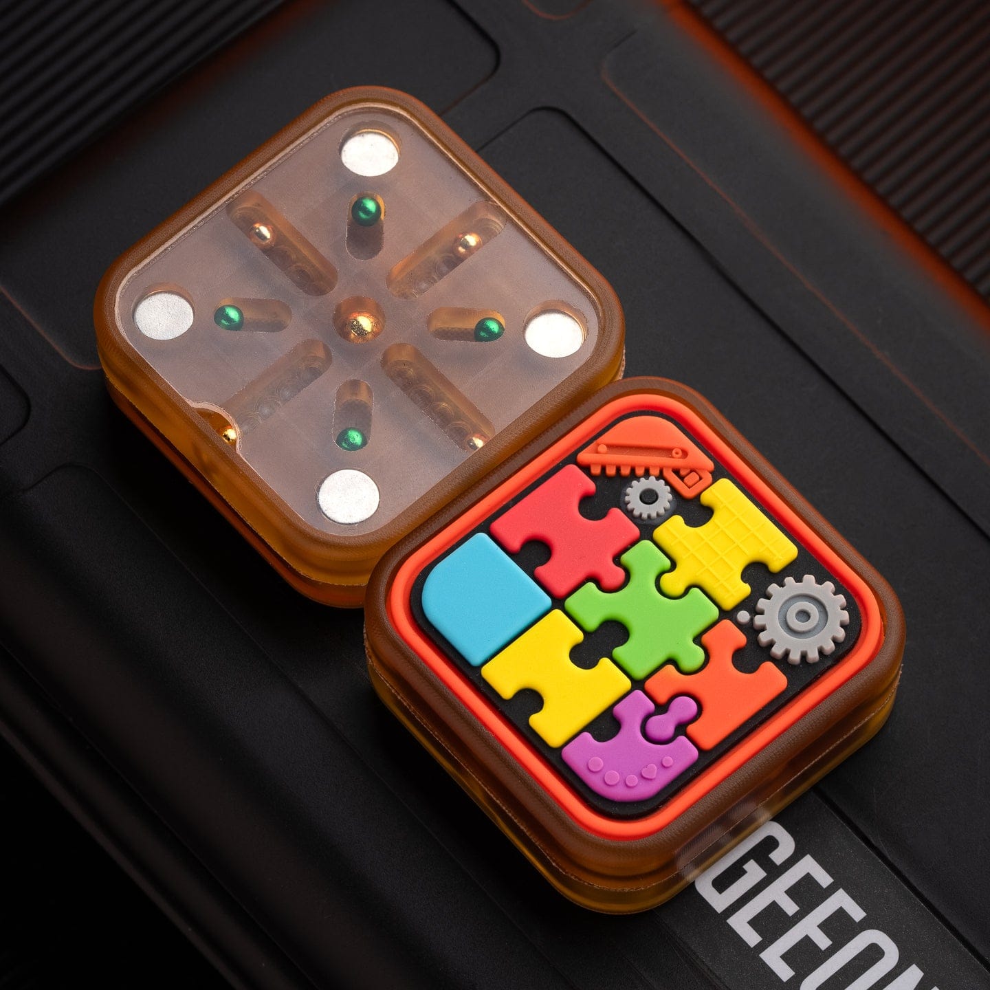 Tactile Slider – HF EDC Magic Cube | G10 PEI EDC Push Slider