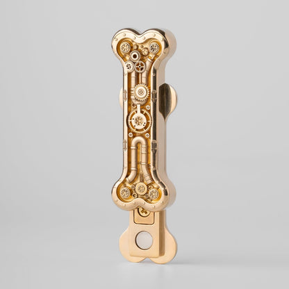 EDC Pendant – HF EDC Steam Bone | Brass Engraving Lanyard Bead Knife Bead