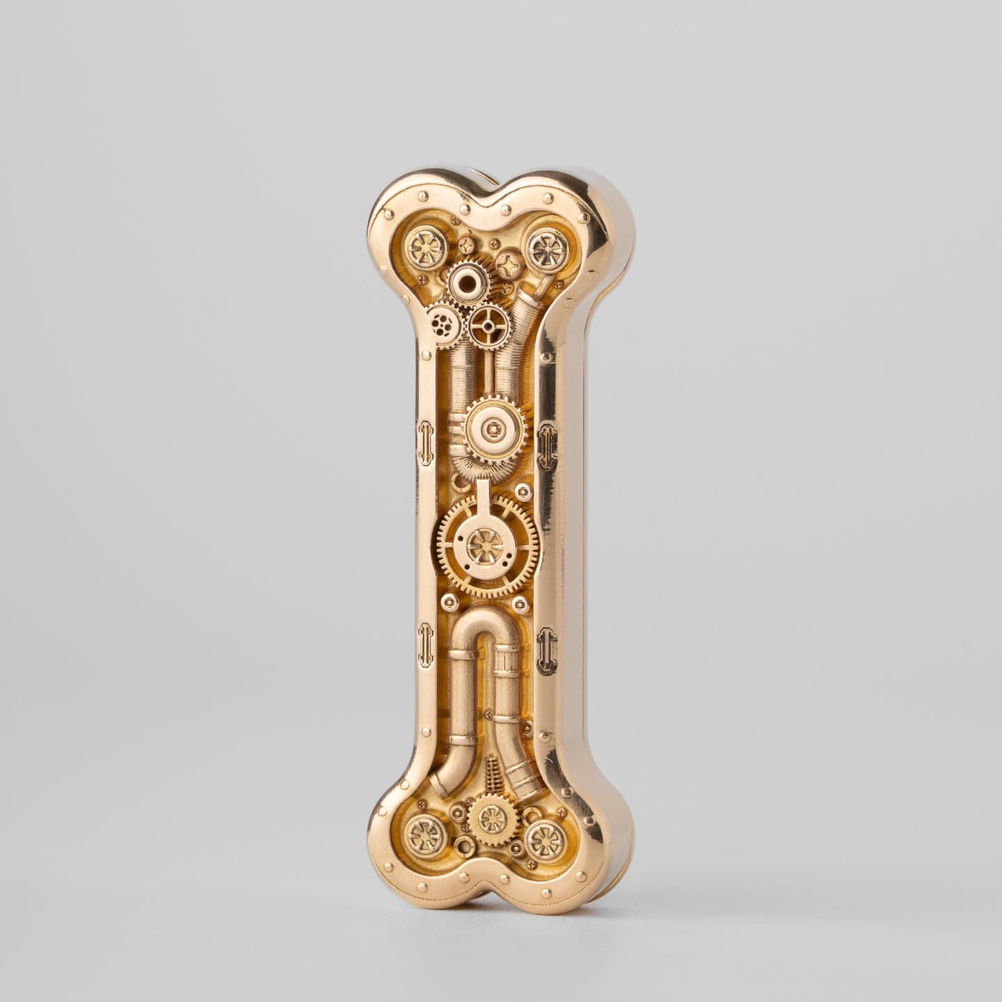 EDC Pendant – HF EDC Steam Bone | Brass Engraving Lanyard Bead Knife Bead