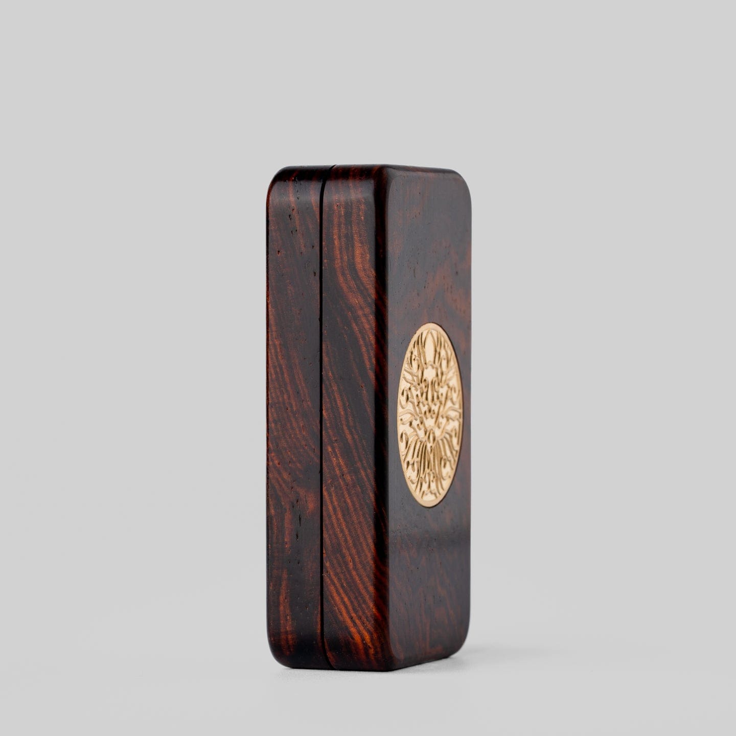 EDC Desk Accessory – JIN MU EDC Paperweight | Cocobolo Wood Golden-threaded Nanmu