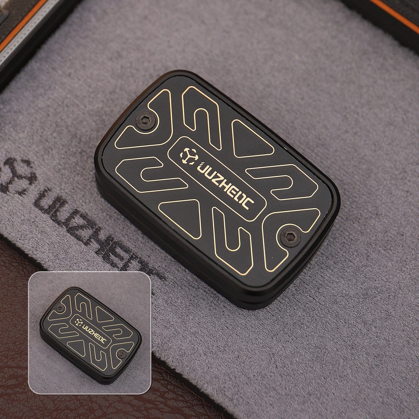 Mechanical Slider EDC – JuzheEDC Advanced | Aluminum Classic Cyber Text Modular Fidget Slider