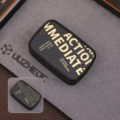 Mechanical Slider EDC – JuzheEDC Advanced | Aluminum Classic Cyber Text Modular Fidget Slider