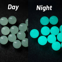 Luminous beads 8mm (4pcs)-turquoise