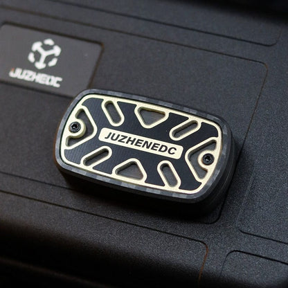 EDC Slider – JUZHEDC Hollow Slider | Carbon Fiber Aluminium Lightweight Push Fidget