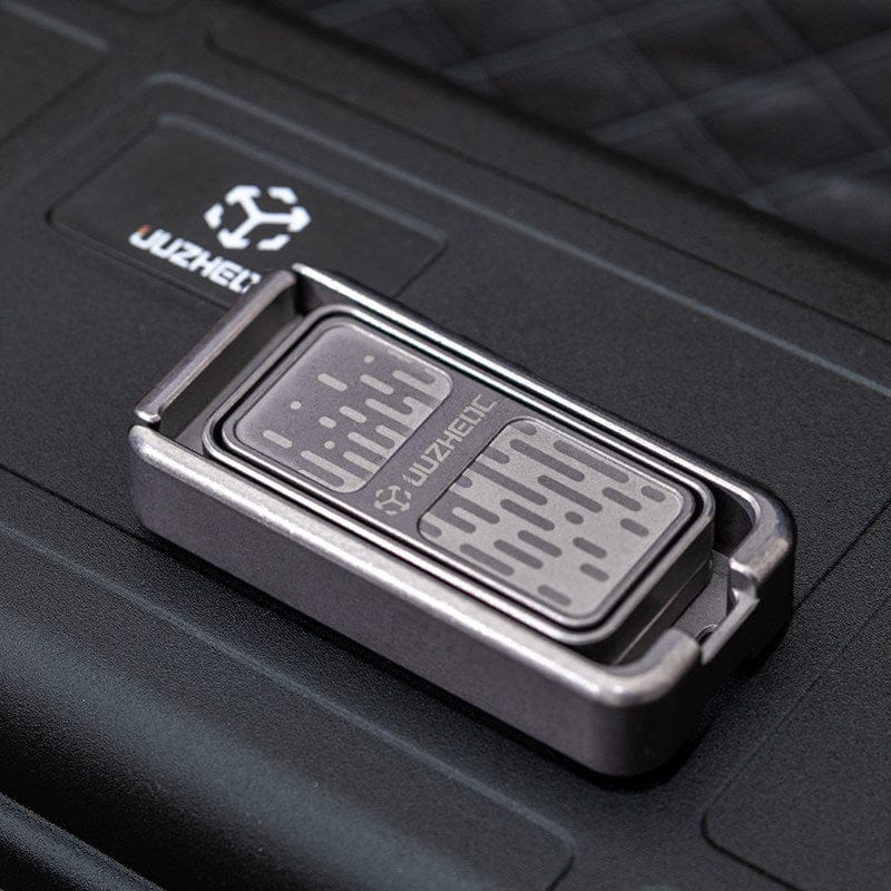 EDC Slider – JuzheEDC Pop Up | Titanium Zirconium Stainless Steel Fidget Slider