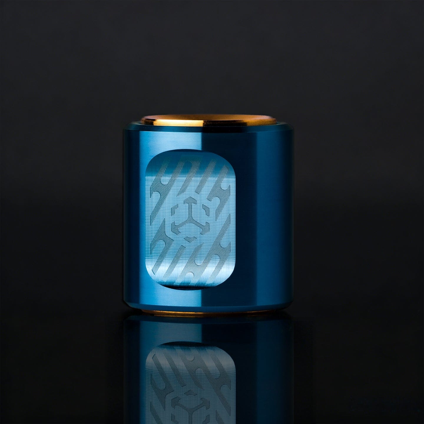 Paracord Bead EDC – JUZHE EDC Scroll | Titanium Zirconium Copper Mokuti Crystal Pendant