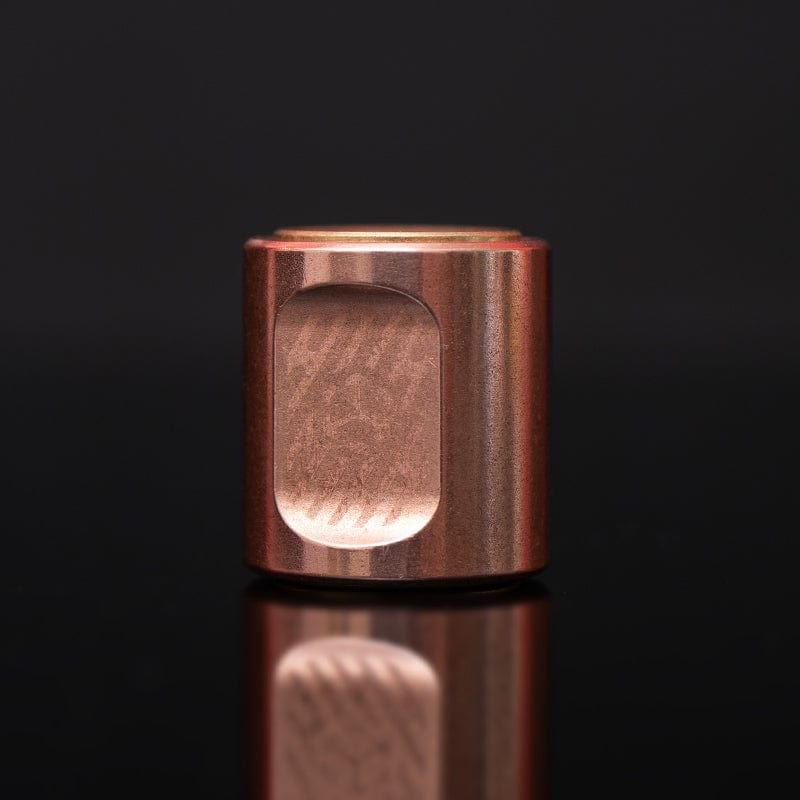Paracord Bead EDC – JUZHE EDC Scroll | Titanium Zirconium Copper Mokuti Crystal Pendant