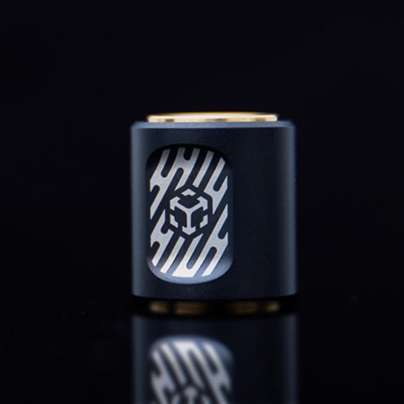 Paracord Bead EDC – JUZHE EDC Scroll | Titanium Zirconium Copper Mokuti Crystal Pendant