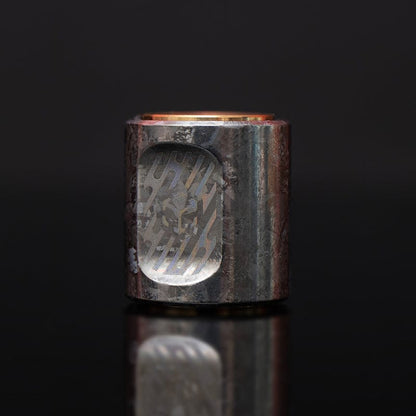 Paracord Bead EDC – JUZHE EDC Scroll | Titanium Zirconium Copper Mokuti Crystal Pendant