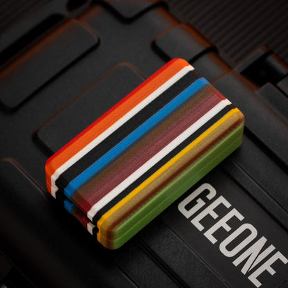 Push Slider – 9Hand Ding Ding | G10 PMMA PEEK Zirconium Multi-Material EDC Slider