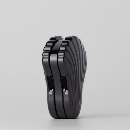 Tactile Slider – KAIS Balled Shell | Carbon Quartz Zirconium Oil Slick EDC Mechanical Slider
