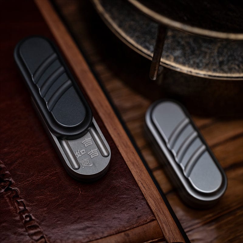 Fidget Slider – KAIS RUYI | Titanium Zirconium Stainless Steel Push Slider EDC