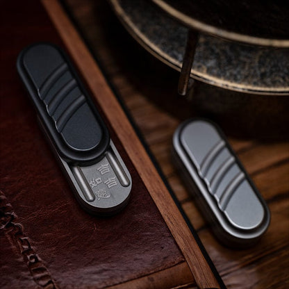 Fidget Slider – KAIS RUYI | Titanium Zirconium Stainless Steel Push Slider EDC