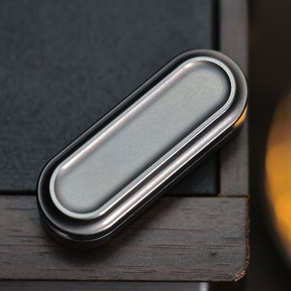Fidget Slider – KAIS RUYI S | Stainless Steel Zirconium DLC Mokume Push Slider EDC