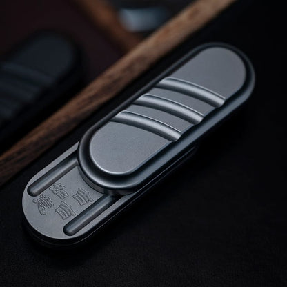 Fidget Slider – KAIS RUYI | Titanium Zirconium Stainless Steel Push Slider EDC