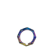 Splatter / Octagonal Key Ring Small