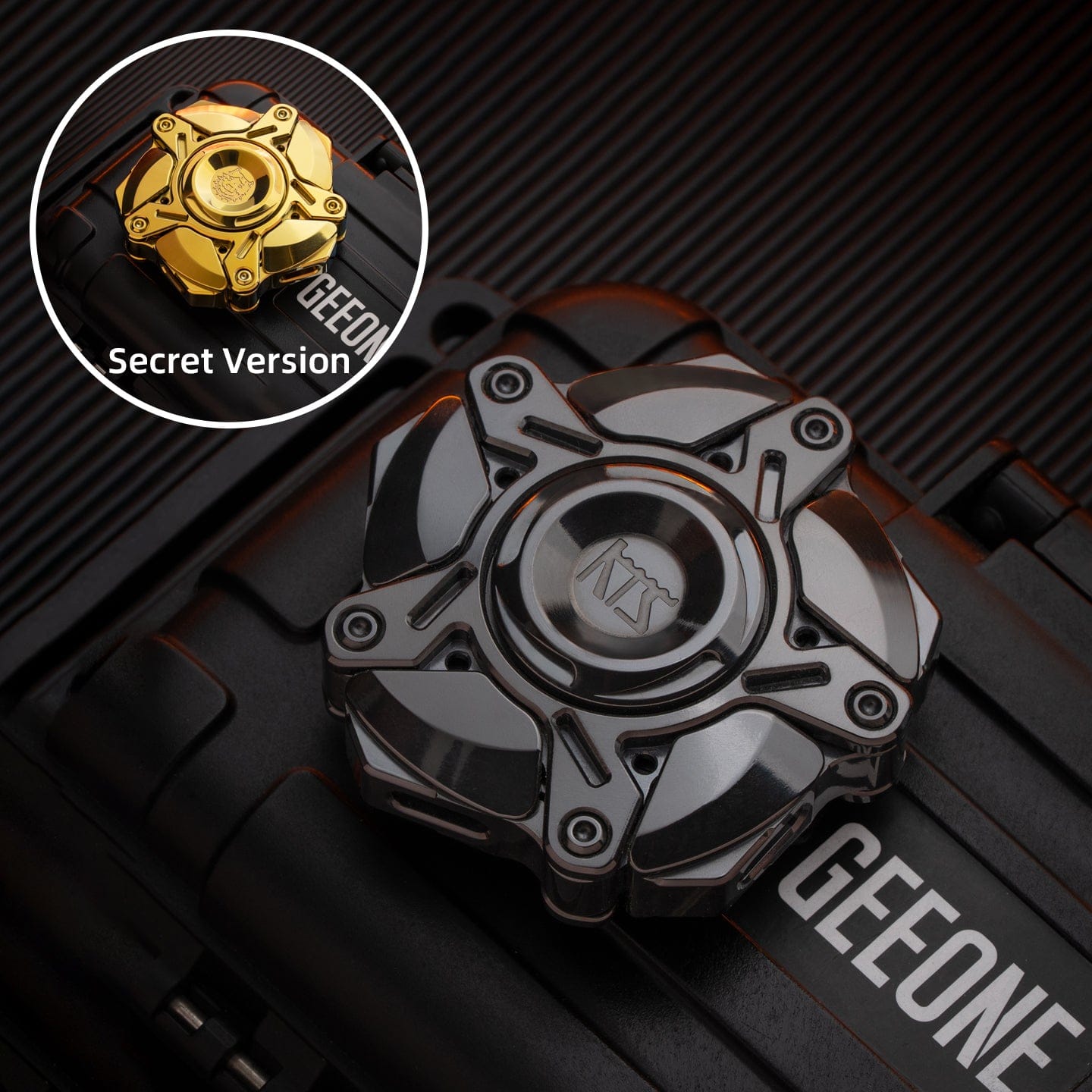 Hand Spinner – KTS Origin-5 | Titanium Zirconium 5-Blade EDC Fidget Spinner