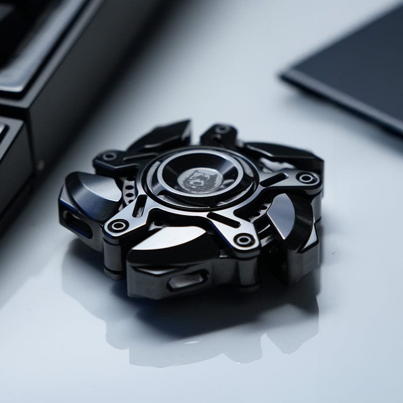 Hand Spinner – KTS Origin-5 | Titanium Zirconium 5-Blade EDC Fidget Spinner
