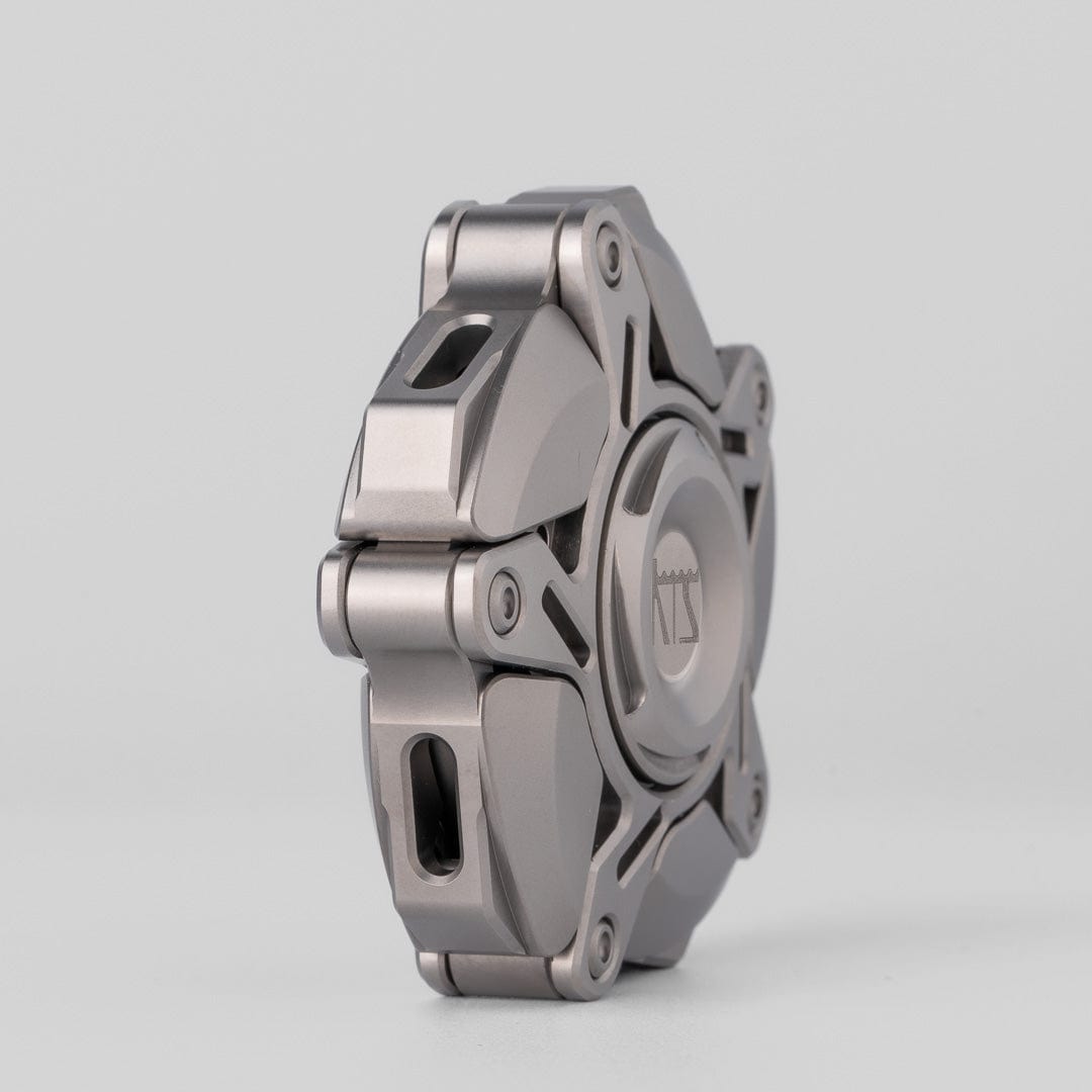 Hand Spinner – KTS Origin-5 | Titanium Zirconium 5-Blade EDC Fidget Spinner