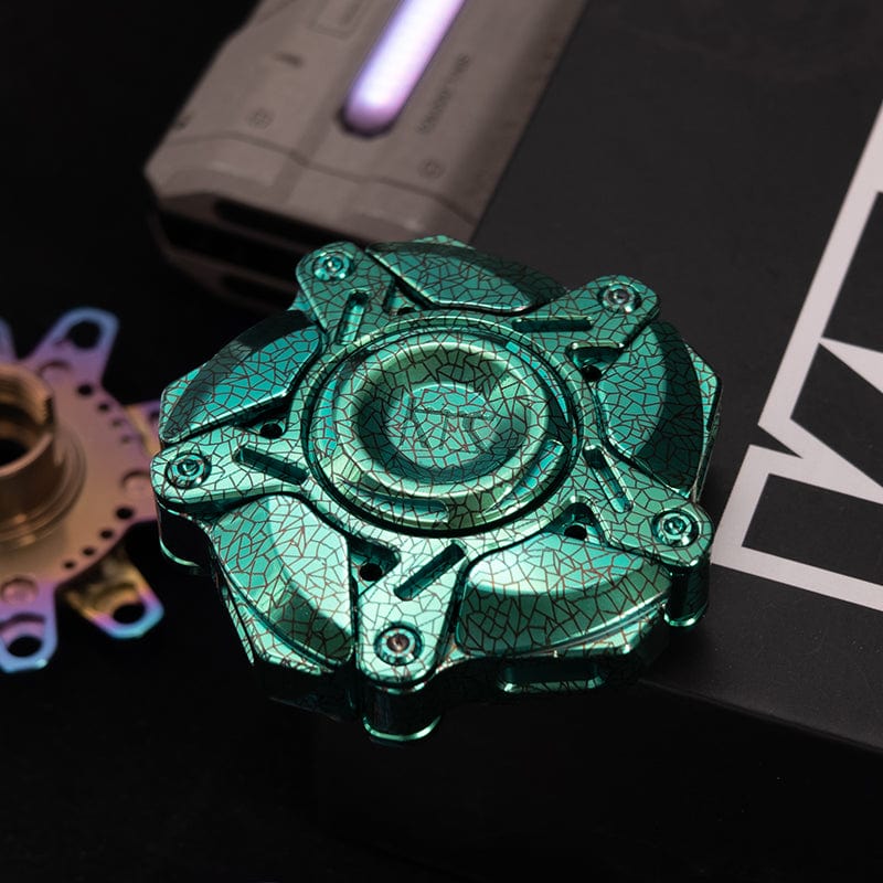 Hand Spinner – KTS Origin-5 | Titanium Zirconium 5-Blade EDC Fidget Spinner